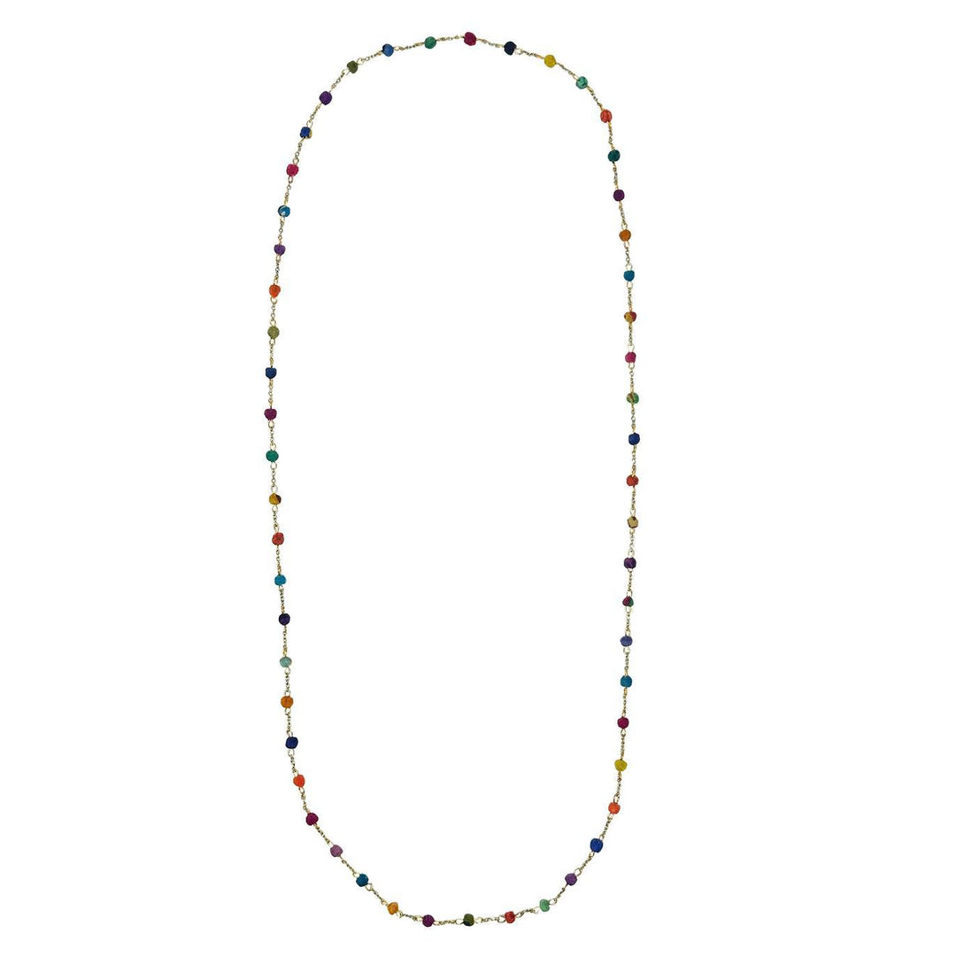 Dotted Kantha Milieu Necklace