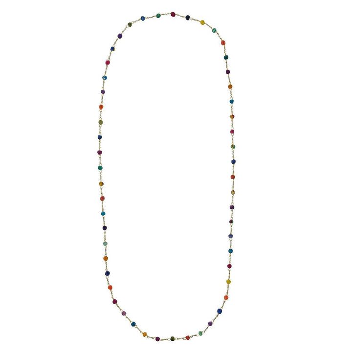 Dotted Kantha Milieu Necklace