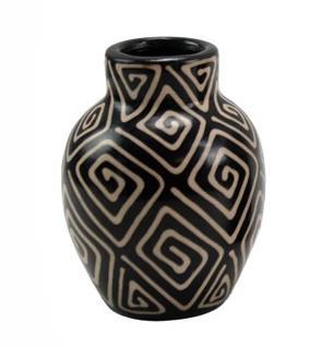 Chulucanas Vase 10cm Curves Maze