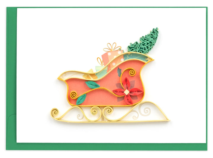 Gift Enclosure Christmas Sleigh