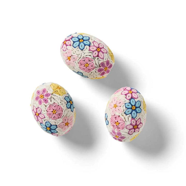 Quilled Floral Easter Egg