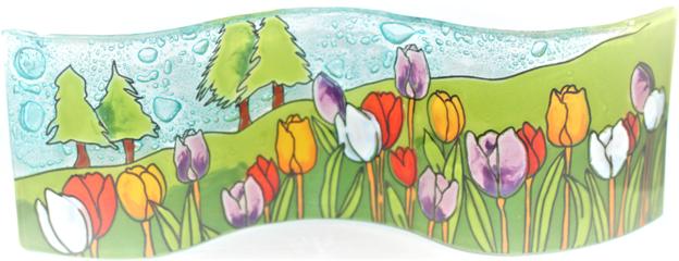 Tulip Wavy Glass
