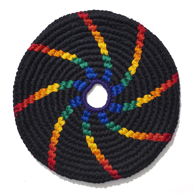 flying disk on a white background