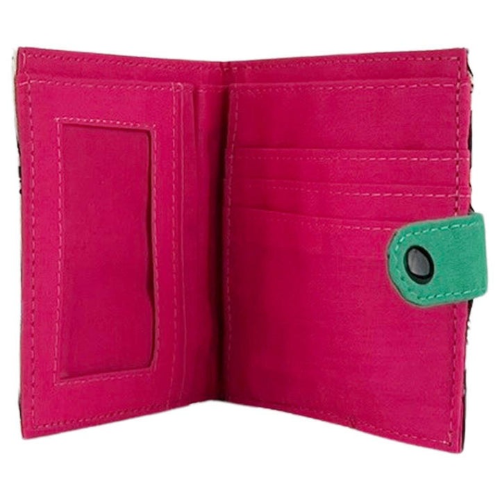 Screen Print Square Wallet - Black Dogs