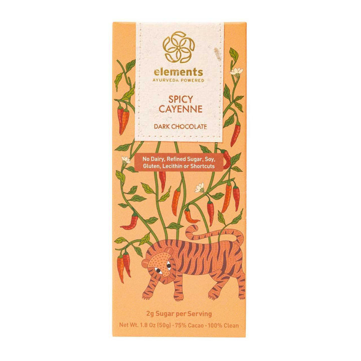 Spicy Cayenne Dark Chocolate Bar