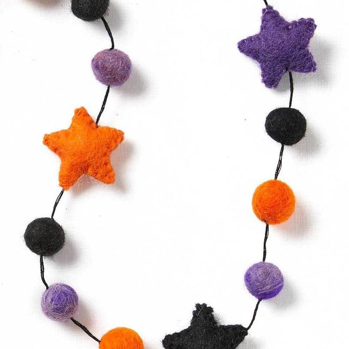 Halloween Felt Star Garland