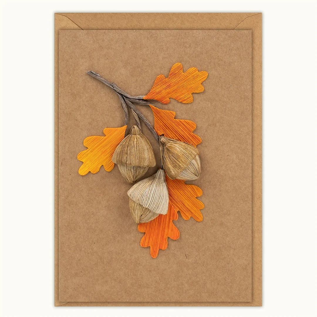 Acorns Cornhusk Card