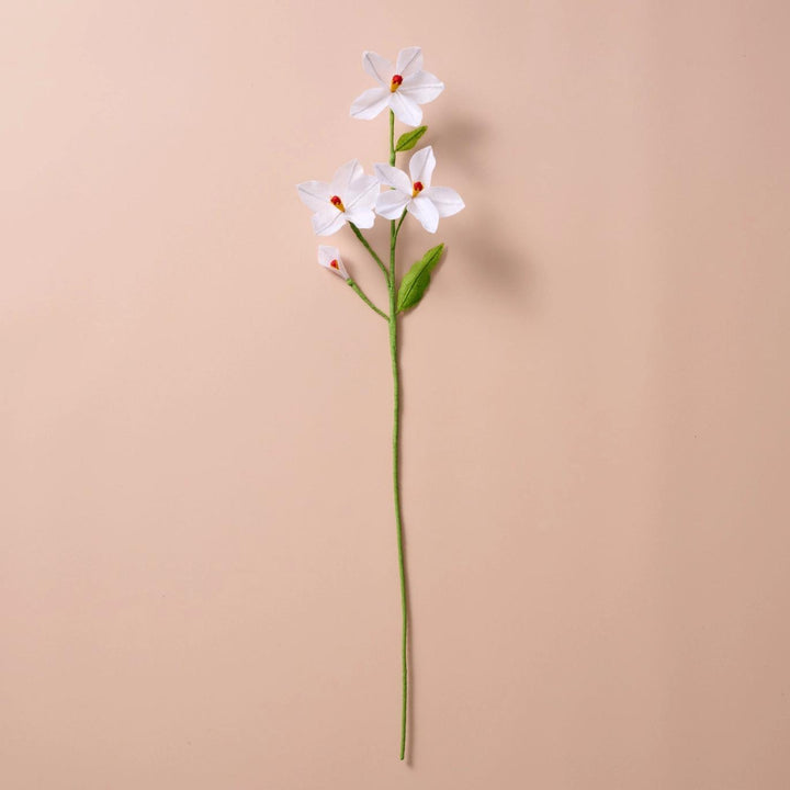 Silk Paper Paperwhite Flower