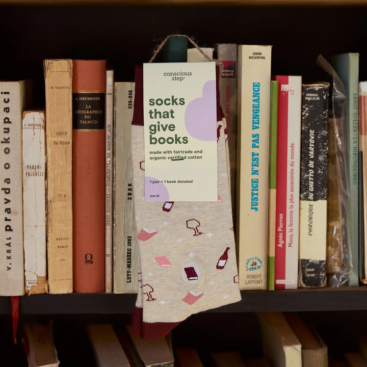 Socks that Give Books (Wine and Books)