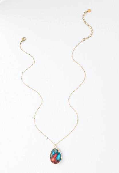 Mosaic Jasper Necklace