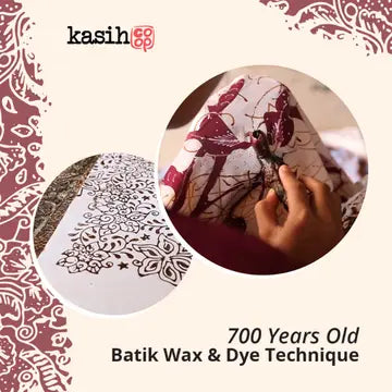 700 yeards old batik wax and dye