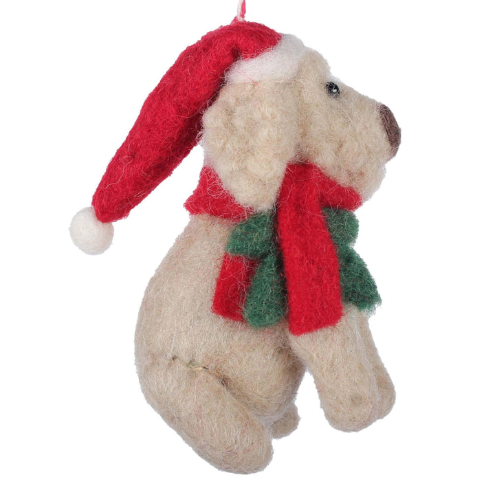 Big dog felt ornament
