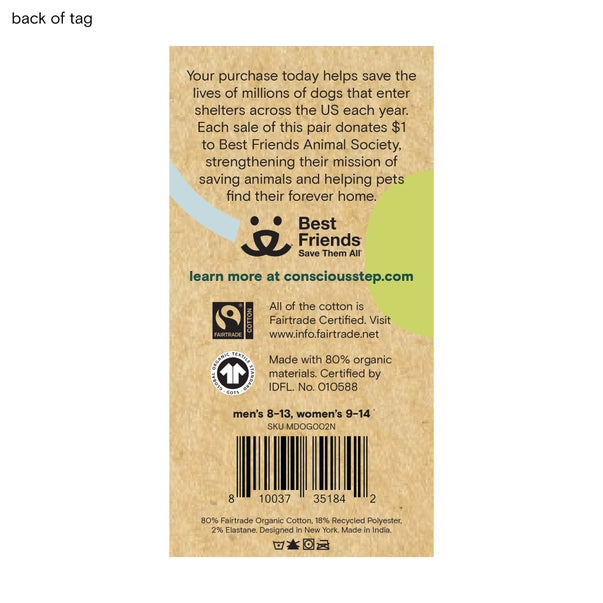 Best Friends sock label