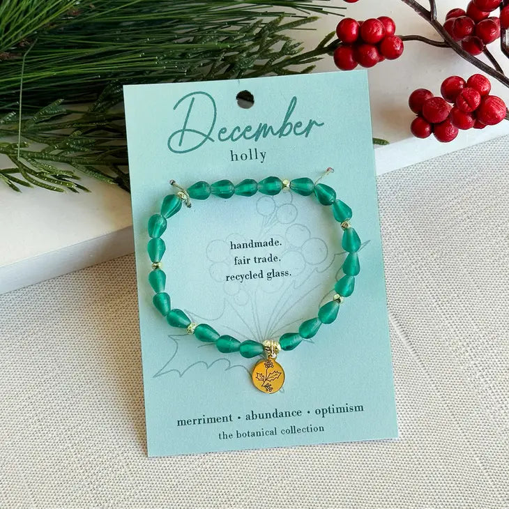 December botanical bracelet