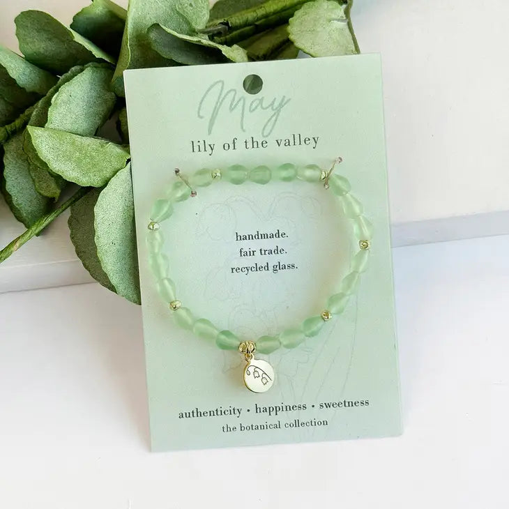 May botanical bracelet