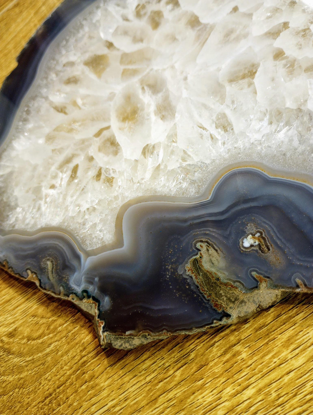 Sliced Agate Trivet