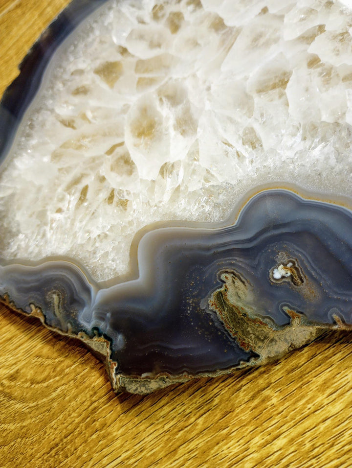 Sliced Agate Trivet