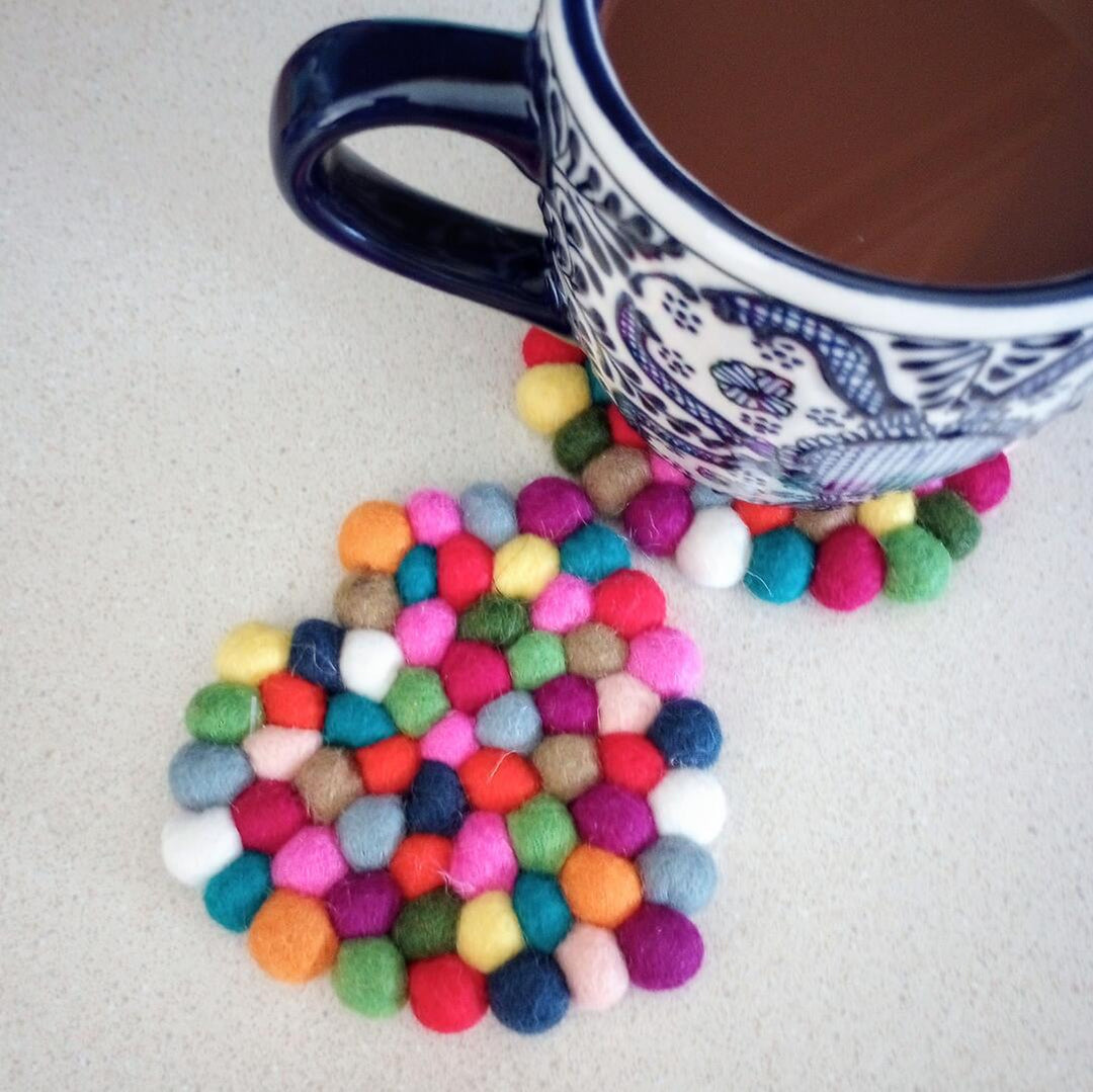 Heart Multicolor Ball Coaster