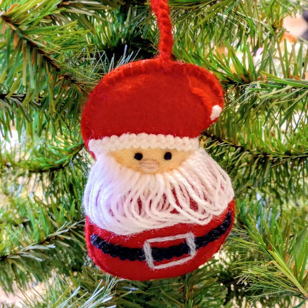 Felt Santa Ornament