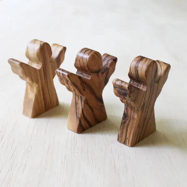 Olive Wood Angel