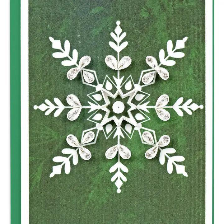 Gift Enclosure Snowflake on Pine