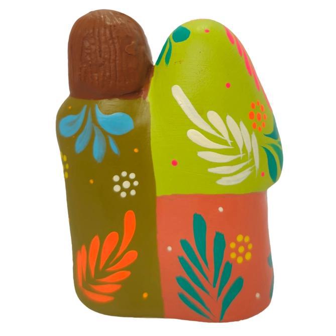 Coral & Lime Holy Family