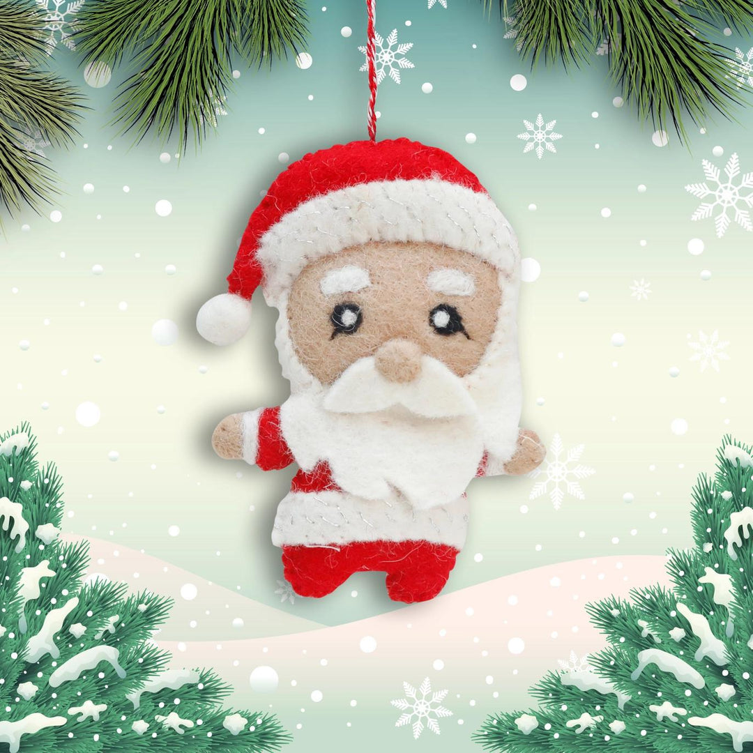 Santa Claus Felt Ornament