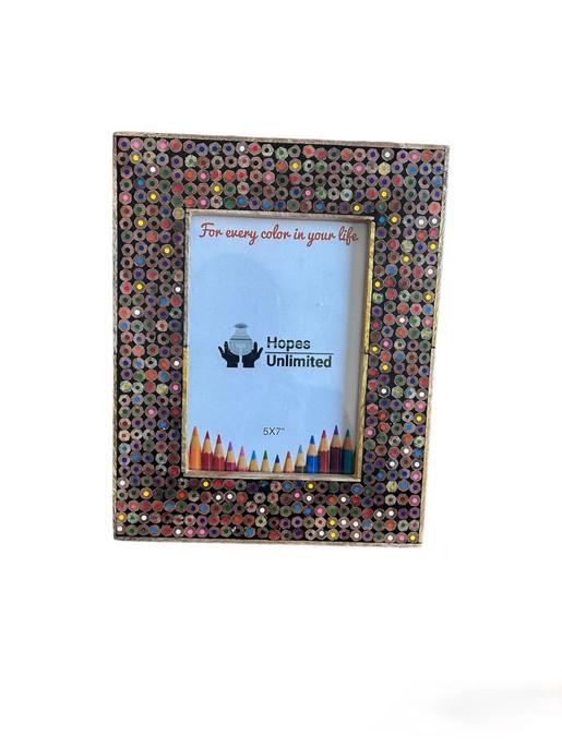 Recycled Pencils Picture Frame 5X7