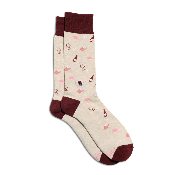 Socks that Give Books (Wine and Books)