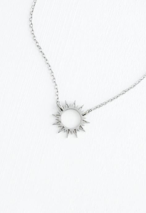 Mallory Silver Necklace