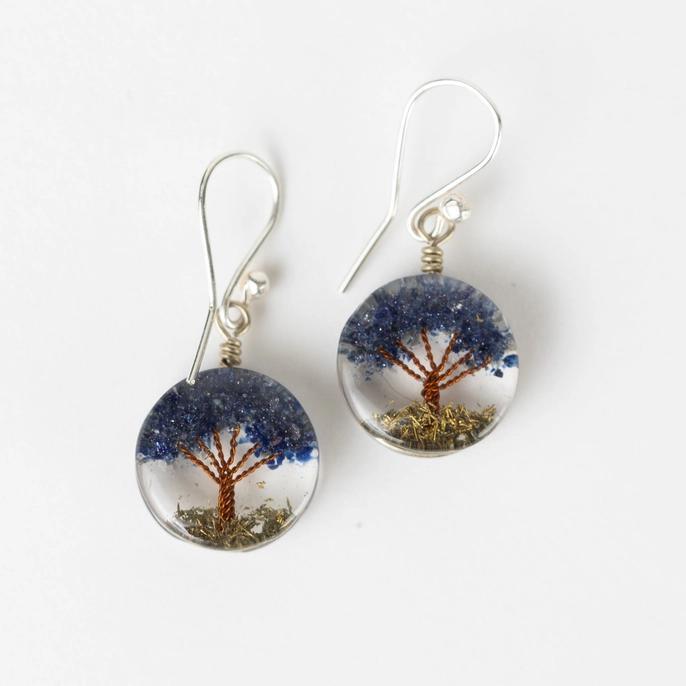 Tree of Life Drop Earrings
