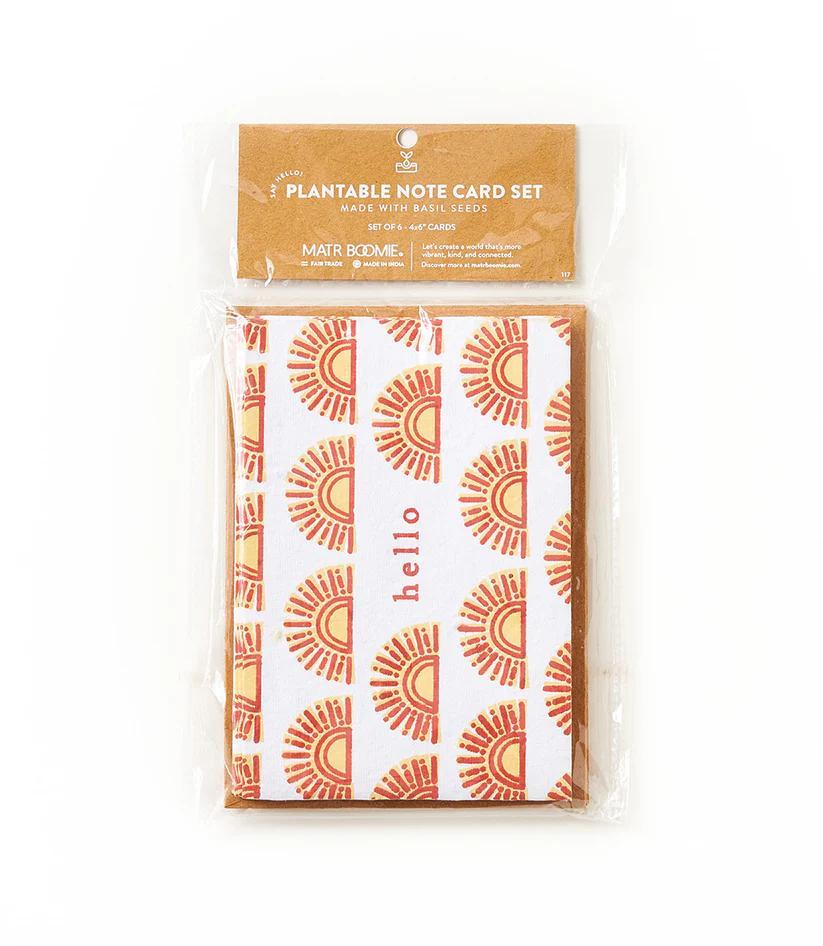 Sunshine Seed Paper Note Cards