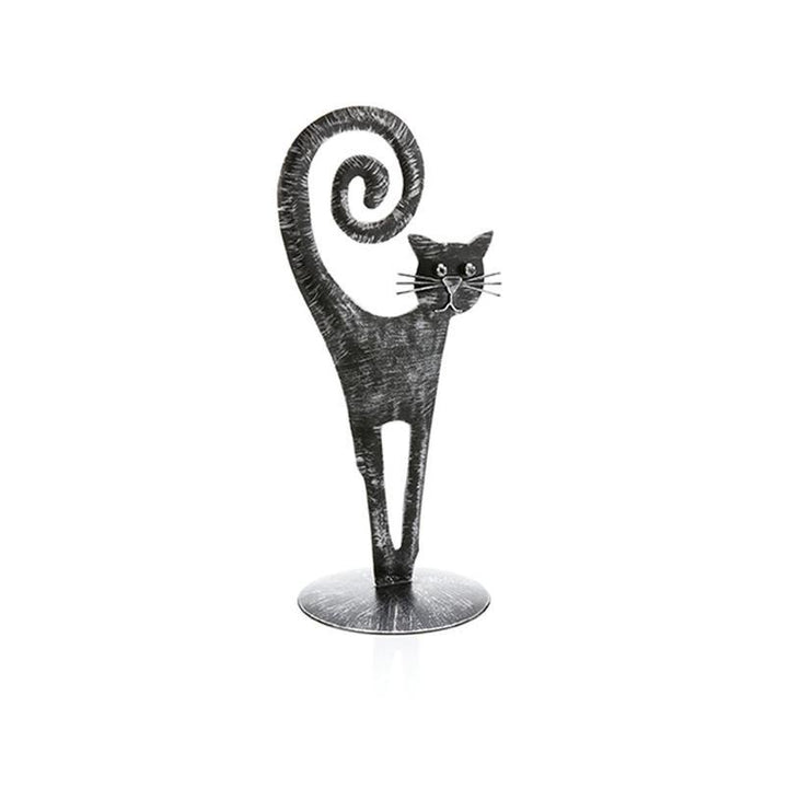 High Tail Black Cat