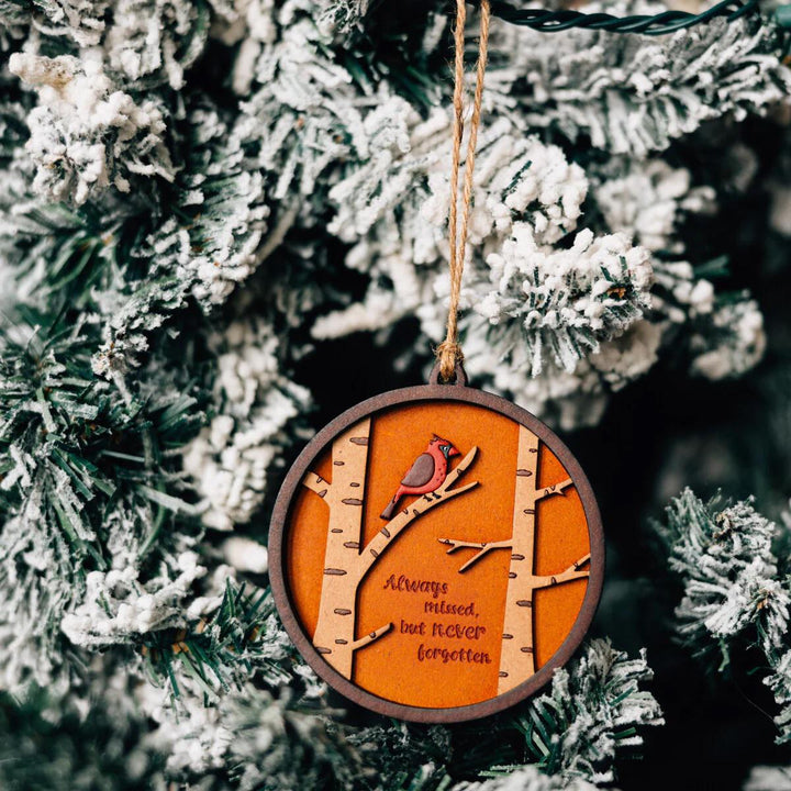 Here with Us Cardinal Ornament