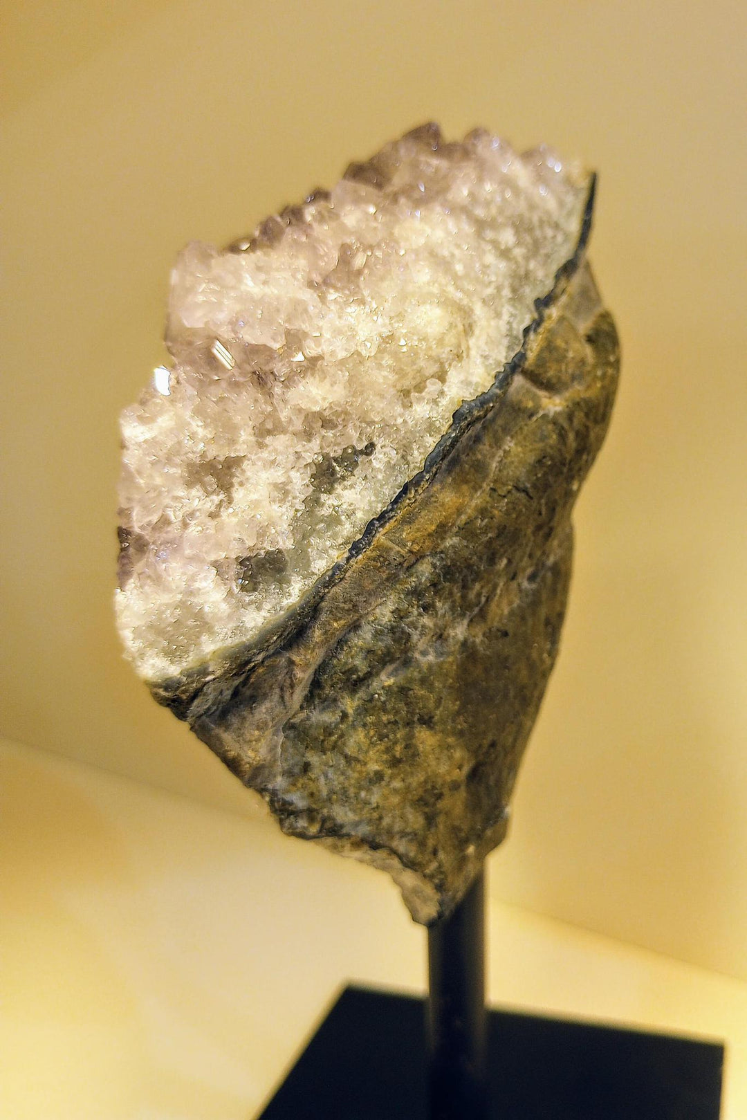 Druzy Amethyst on Stand