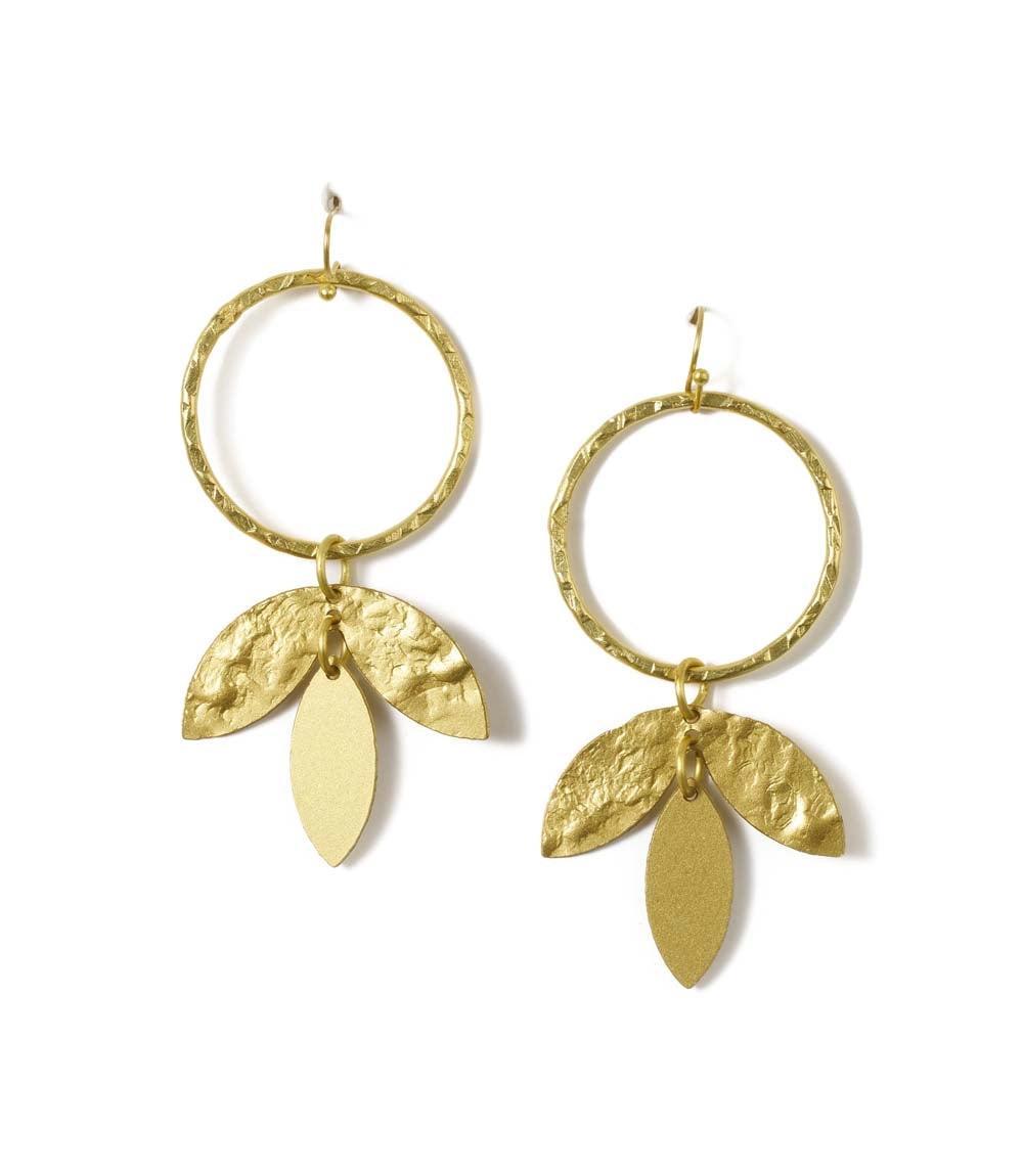 Aamani Vine Hoop Earrings