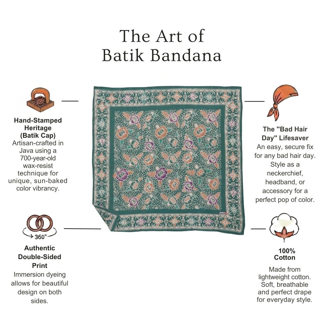 The art of Batik bandana