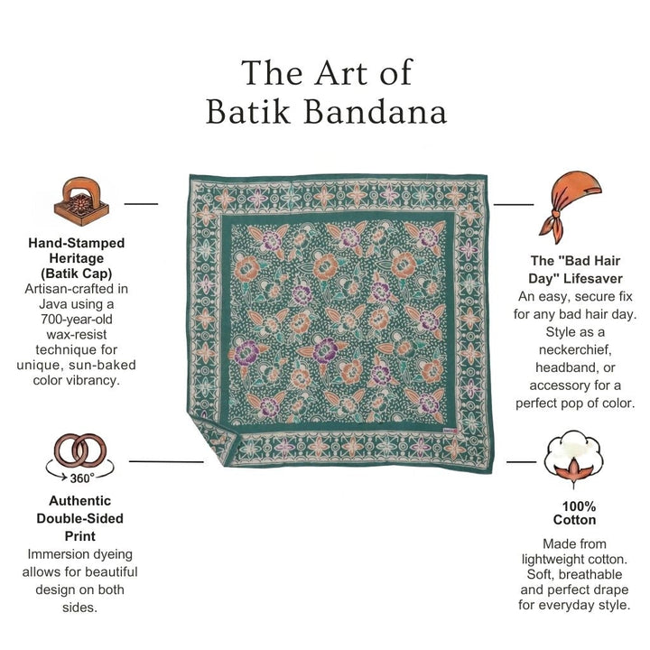 The art of Batik bandana