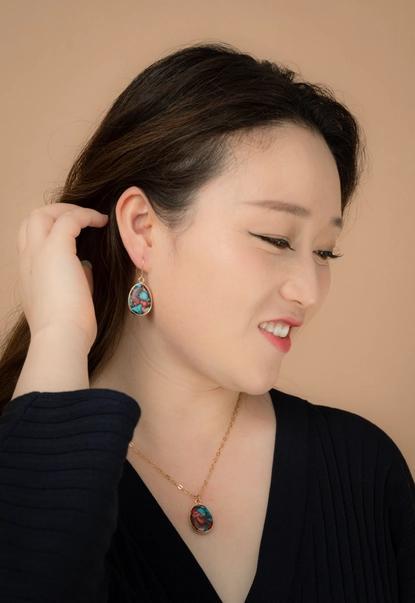 Mosaic Jasper Necklace