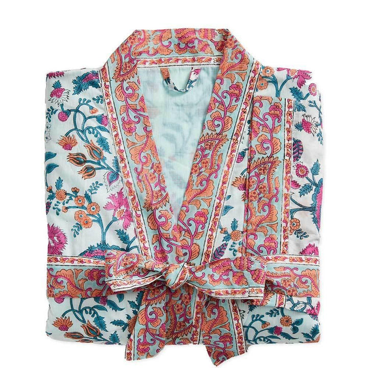 Laila Block Print Robe