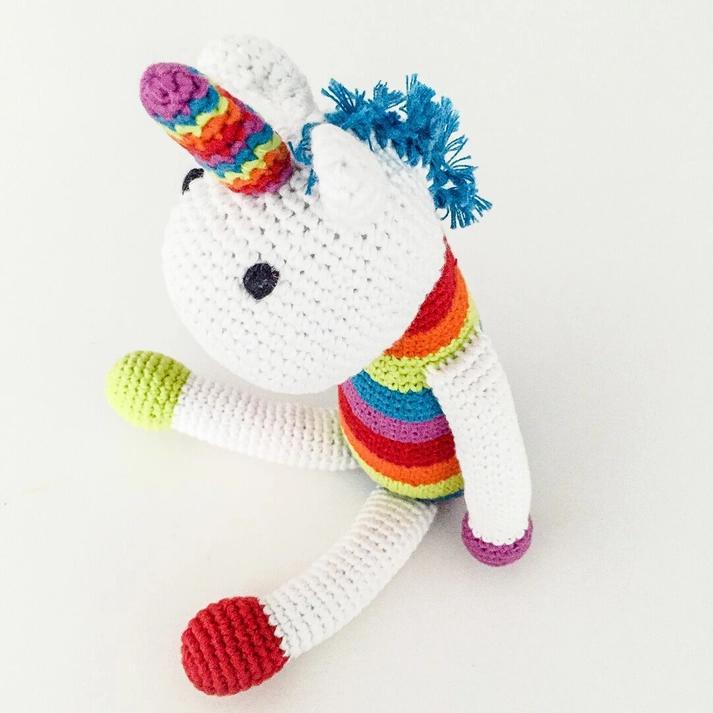 Rainbow Unicorn Rattle