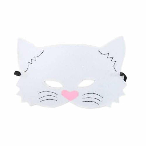 white felt cat play mask