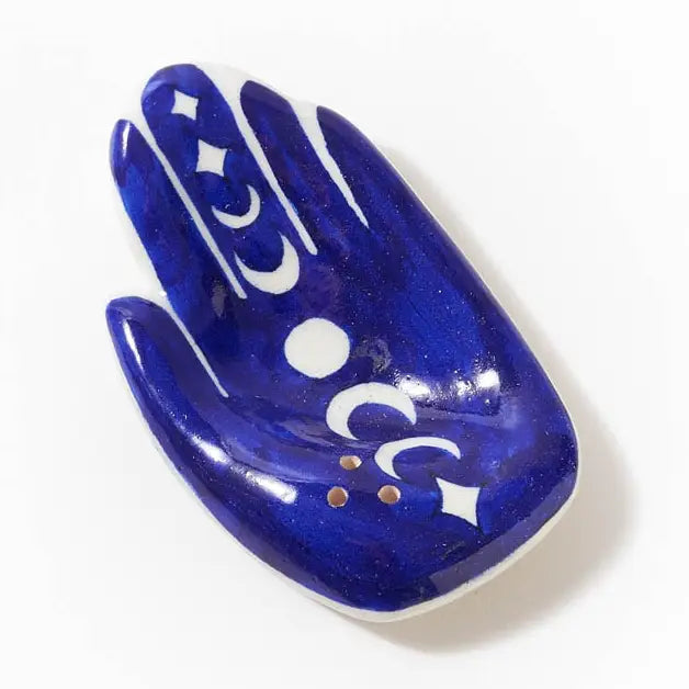 Hamsa Moon Phase Incense Holder