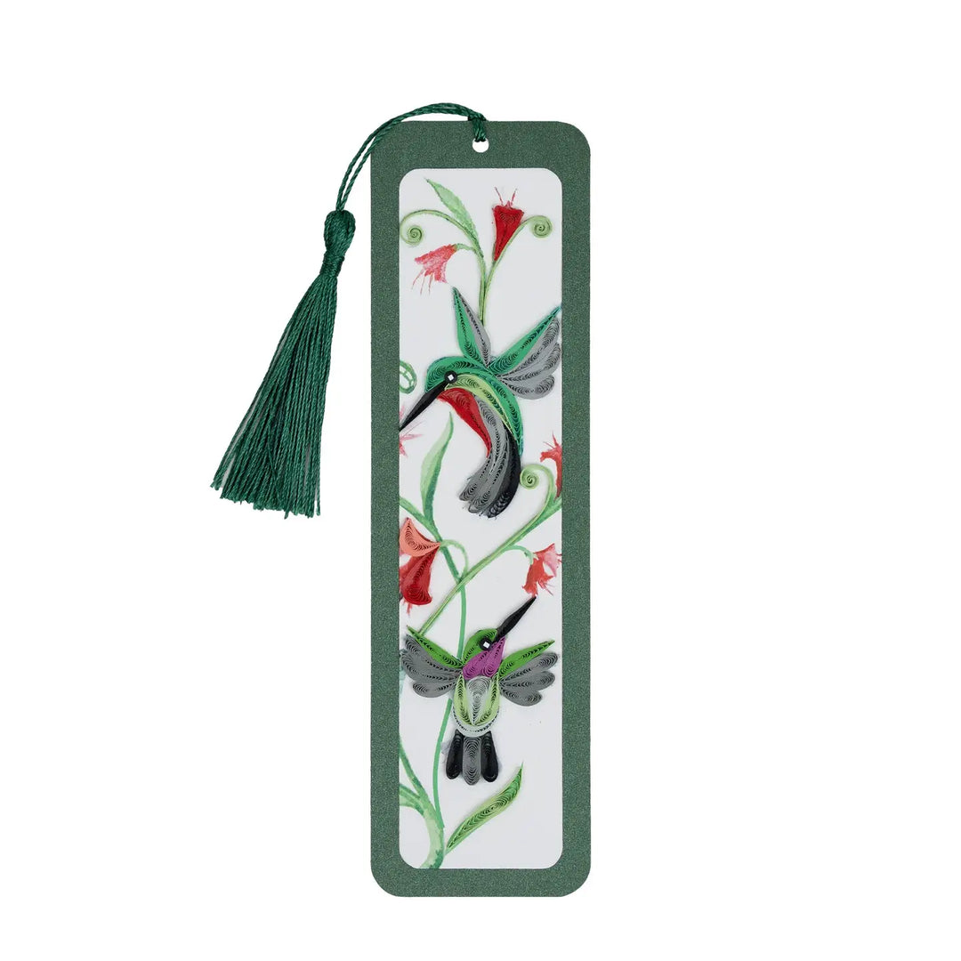 Quilled Paper Hummingbird Bookmark