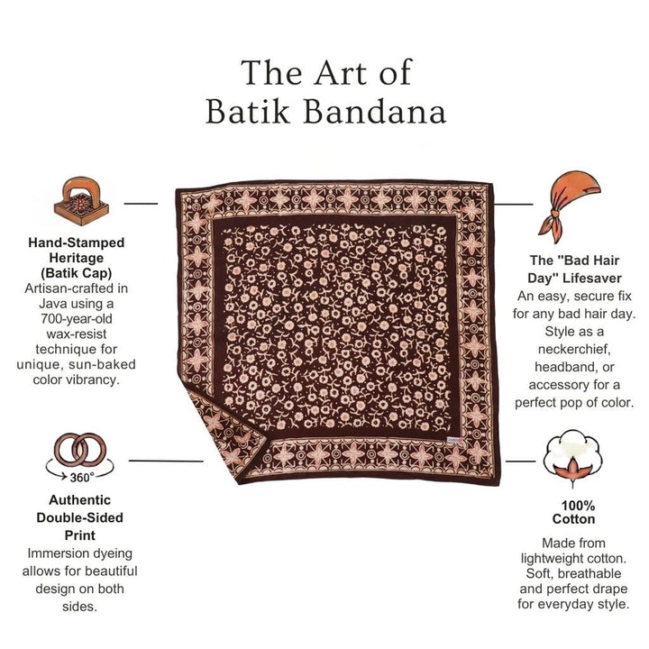 Batik Bandana Java Petals