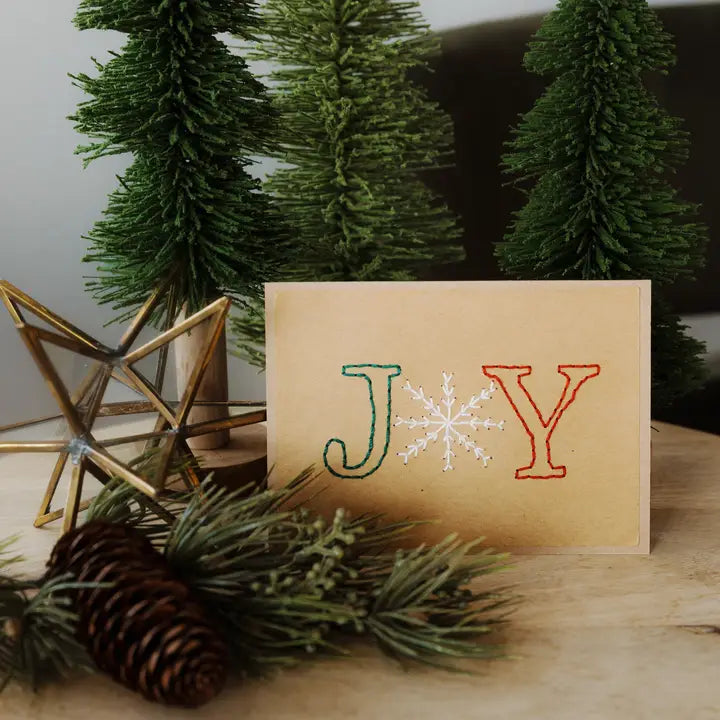 Joy Snowflake Card