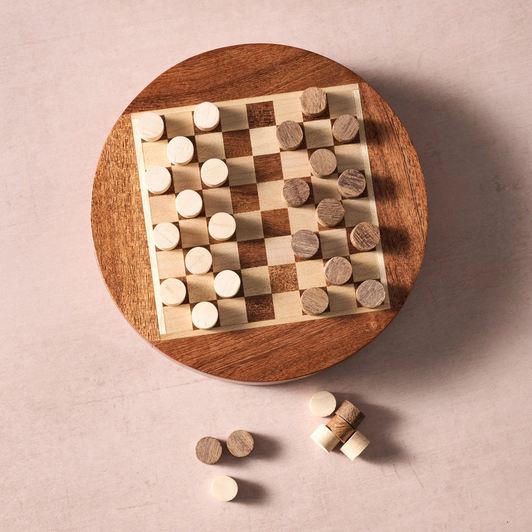 Magnetic Checkers Set