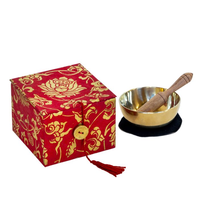 Meditation Bowl Red Lotus