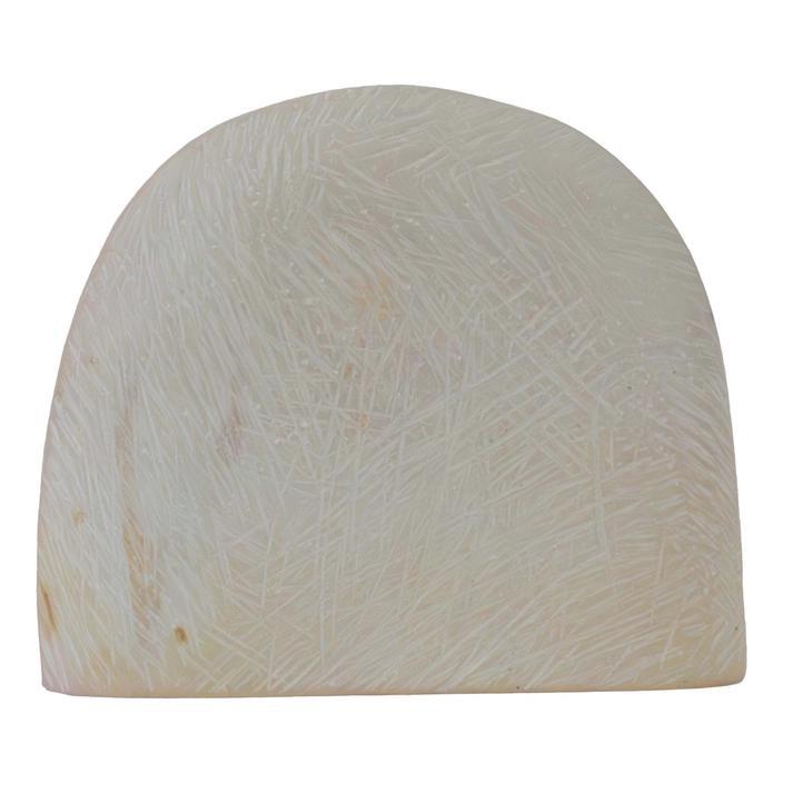 Nativity stone scene, back of stone 