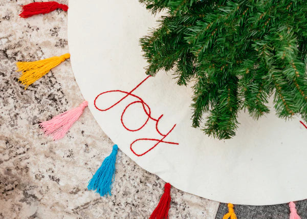 Peace Joy Love Tree Skirt